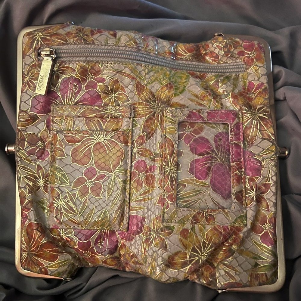 HOBO Lauren Clutch Wallet Tropical Garden